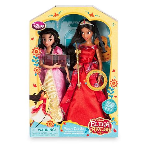 Disney Store Elena Of Avalor Deluxe Singing Doll Set 11 With 10