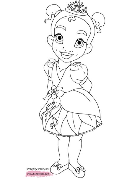 Each of these coloring pages will allow you to not only put the colors you want on the clothes of the characters but also travel in paintings defying imagination and reinventing the disney classics. Disney's Little Princesses Coloring Pages | Disneyclips.com