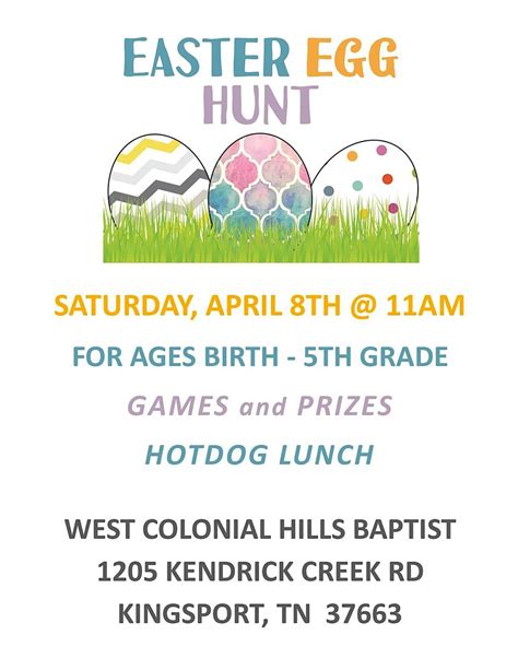 Wchbc Easter Egg Hunt 2023 West Colonial Hills Baptist Kingsport 8