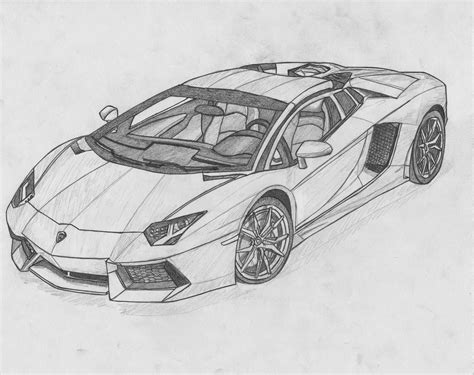 Xem Ngay Cách Vẽ ô Tô Mơ ước Siêu Xe Lamborghini đơn Giản Và đẹp