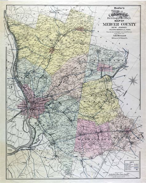 Maps Mercer County 1918
