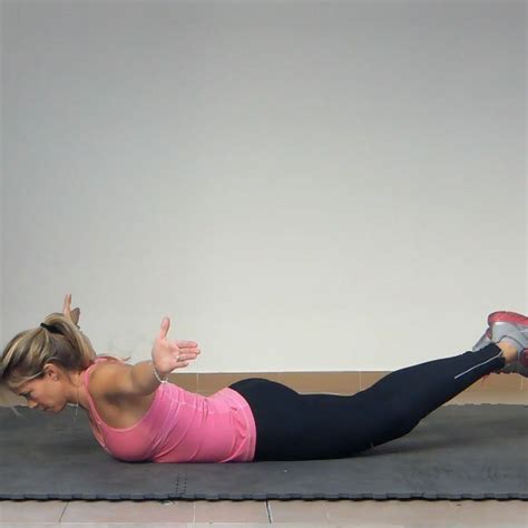 Prone Ts With Back Extension Exercise Golf Loopy Play