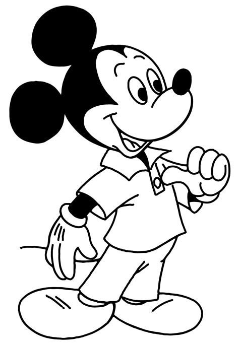 Coloringpages Coloring Dibujos Mickey Mouse Dedibujos De Mickey My