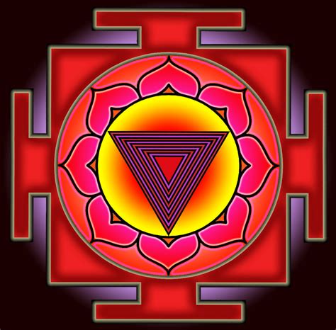 Bhairavi Yantra Sacred Geometry Art Tantra Art Kali Yantra