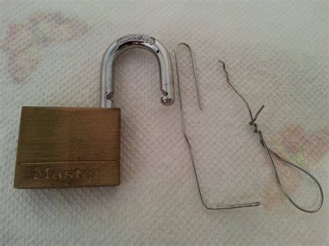 Unfold the first paperclip into the lock pick. Ben's Journal: The Most Fun You Can Have With a Pair of Paperclip