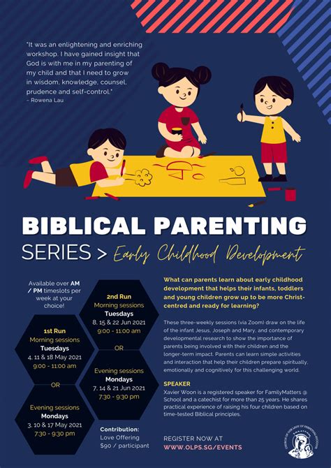 Biblical Parenting Series Online Early Childhood Development Church