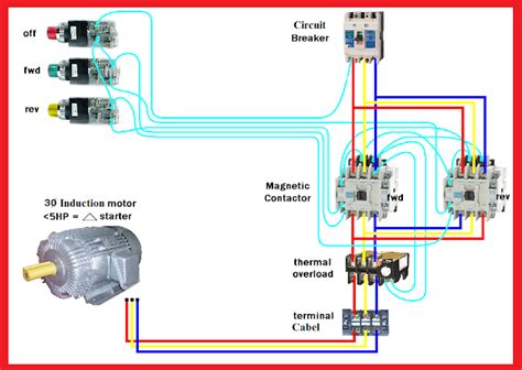 Motor Forward Reverse Wiring Diagram Elec Eng World
