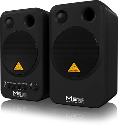 Maybe you would like to learn more about one of these? Behringer MS16 Studio Monitor Pair 4 inch - DJ City