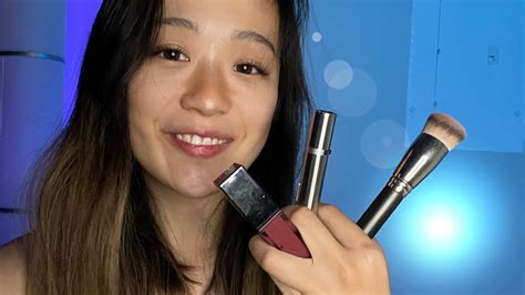 asmr vr180 doing your makeup in vr very relaxing brushes layered sounds and light triggers