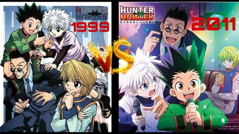Hunter X Hunter (1999 VS 2011) Characters - YouTube