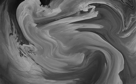 Vl09 Hurricane Swirl Abstract Art Paint Dark Bw Pattern