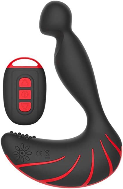 Healifty Male Prostate Massager Handheld Electric Silicone Remote Control Anal