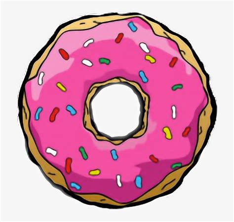 Pink Donut Cartoon 704x700 Png Download Pngkit