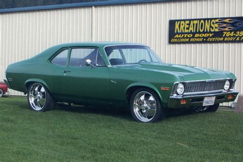 1972 Chevrolet Nova 2 Door Sedan Front 34 22637