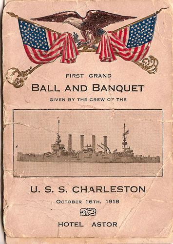 This Is The Front Cover Of The Program To The Ball That Contained The