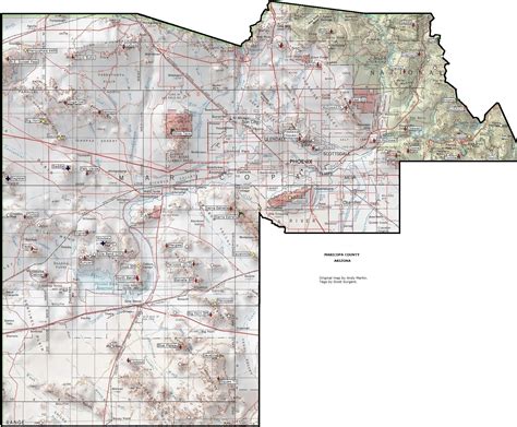 Map Of Maricopa County Arizona Maps Location Catalog Online
