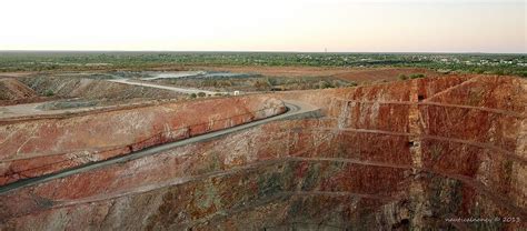 Mining Cobarlooking From The Lookout At Fort Bourke Hill Which Stands