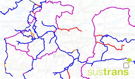 Sustrans Cycle Routes
