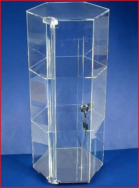acrylic showcase display case tall ahbx