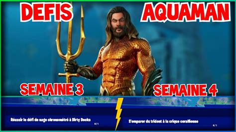 Fortnite D Fis Aquaman Semaine Et R Compense Trident