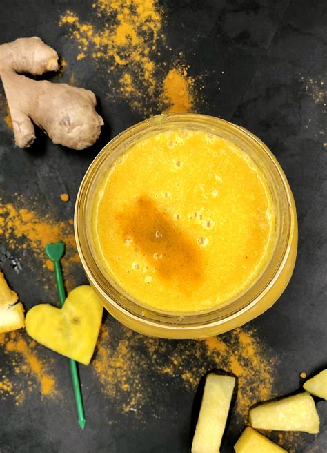 Anti Inflammatory Smoothie With Golden Beet Orange And Turmeric