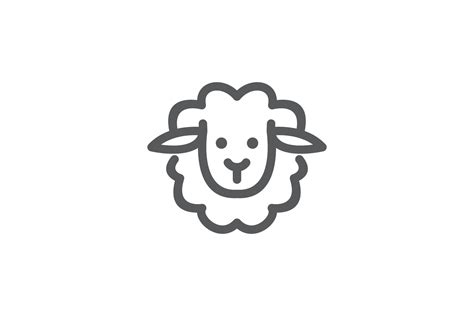 Sheep Line Logo Masterbundles