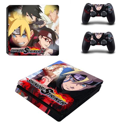 Anime Naruto To Boruto Ps4 Slim Skin Sticker Decal Vinyl For