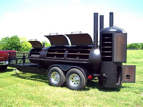 Large Single Grill Johnson Custom Bbq Smokers