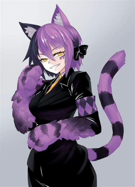 Image Result For Cheshire Cat Human Girl Black Skinned 猫耳 アニメの女の子猫