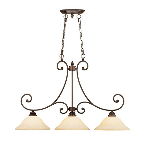 Millennium Lighting Oxford 36 In W 3 Light Rubbed Bronze Traditional