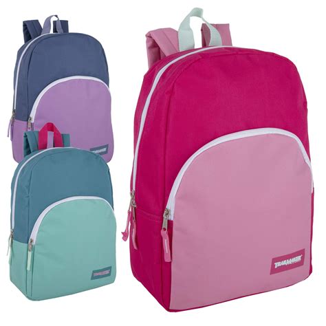 Trailmaker 24 Pack Of 15 Inch Wholesale Backpacks For Kids With