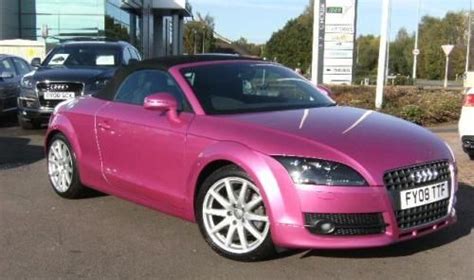 Pink Audi Tt Roadster Convertible Cars I