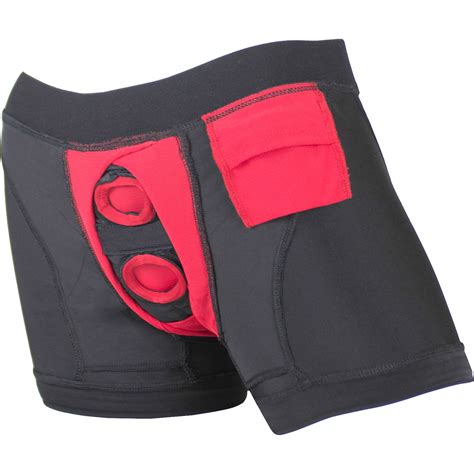 spareparts tomboii double penetration boxer briefs harness black and red