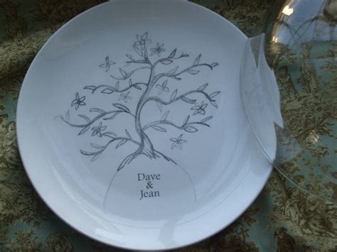 Tree Of Life Personalized China Cake And Dessert