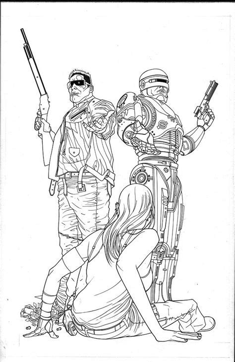 Epic Robocop Coloring Pages For All Ages