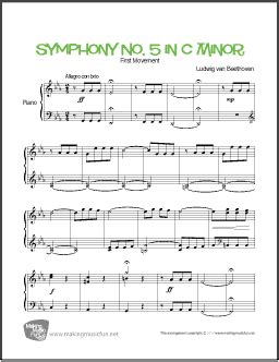 He's also noted for his chamber music and piano sonatas. Ode to Joy (Beethoven) | Beginner/Easy Piano Sheet Music (Digital Print)