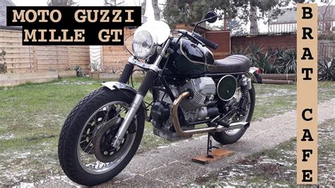Scheda tecnica moto guzzi gts 350: Moto Guzzi Mille GT Brat Café - YouTube