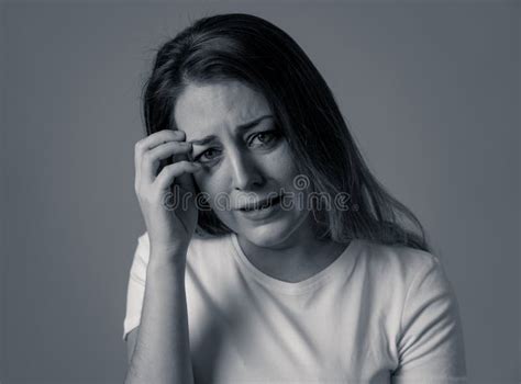 Young Attractive Woman Sad And Depressed Feeling Desperate Human