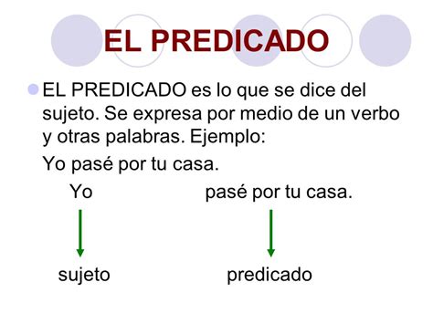 El Sujeto Y El Predicado Blog Español Ce1