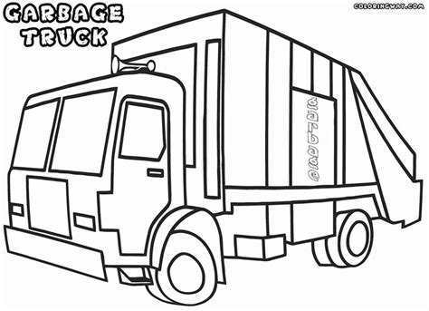 Keep your lego city tidy with an automated garbage truck! Garbage Truck Coloring Page Beautiful Garbage Truck ...
