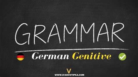 🇩🇪 German Genitive The Basics🇩🇪