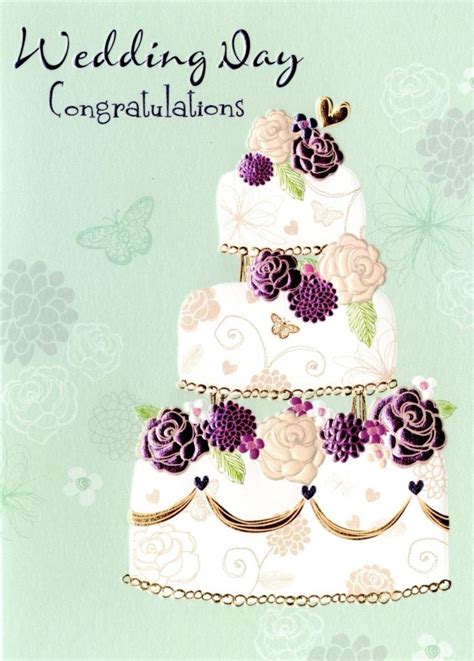 Wedding Day Congratulations Greeting Card Cards Love Kates