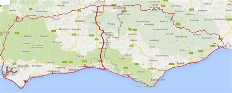 Sussex Uk Map