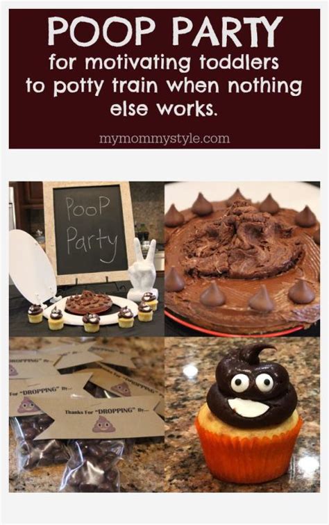 Poop Party For Potty Training Motivation For Toddlers