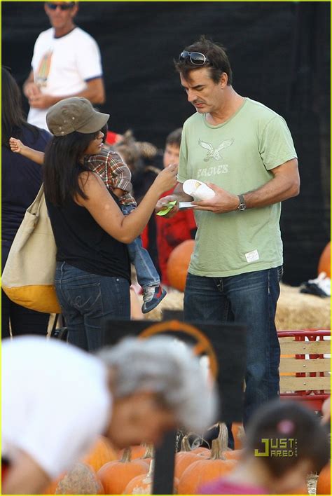 Chris Noth Pumpkin Picking With Orion Photo 2312401 Celebrity
