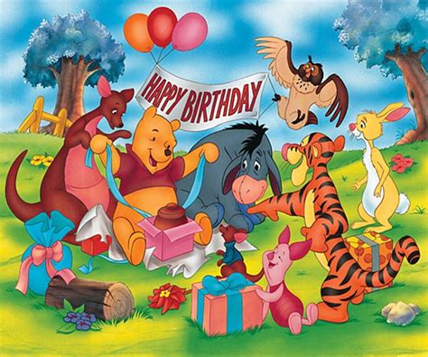 Happy Birthday Pooh | Winnie l'ourson, Winnie, Joyeuse anniversaire
