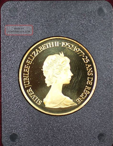 1977 Canada Queen Elizabeth Ii Silver Jubilee 100 Gold Proof Coin As