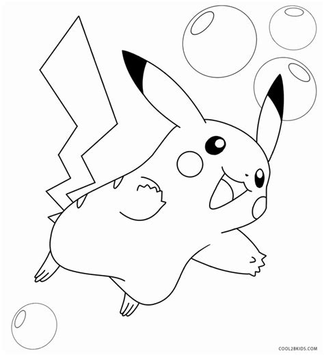 Pikachu With Hat Coloring Pages At Free Printable