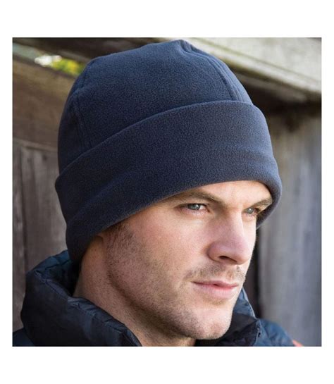 Result Bonnet Polaire Homme Bleu Marine Utrw3249 Atlas For Men