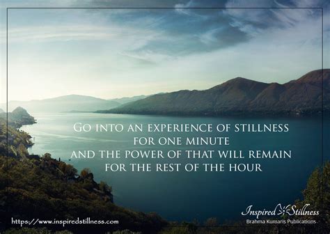 Stillness Inspired Stillness Brahma Kumaris